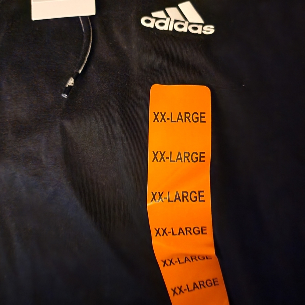 Adidas pullover hoody xxl black nwt - Picture 3 of 4